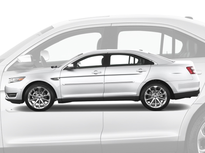 20102019 FORD TAURUS PAINTED MOLDINGS WITH A COLOR INSERT