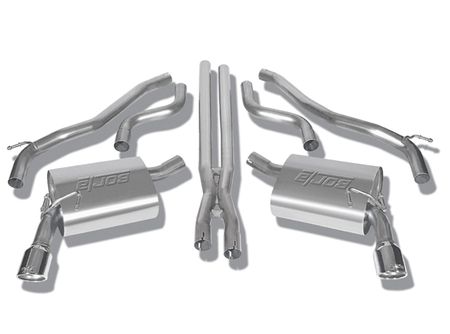 2010-2012 Chevrolet Camaro V6 Borla Stainless Steel Cat-Back + "X" Pipe, 140282