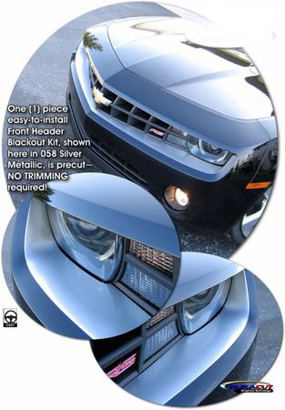 2010-2013 Chevrolet Camaro Front Header Blackout Highlight Kit