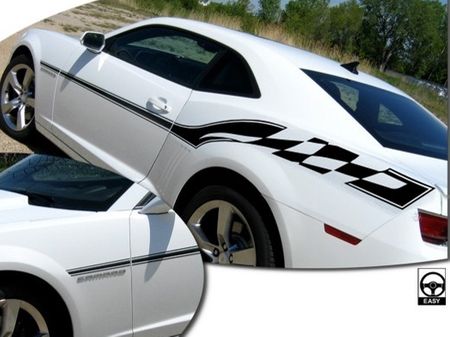 2010-2015 Chevrolet Camaro Instigator Side Body Graphics Kit 1