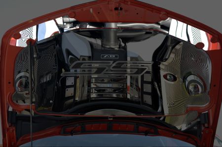 2010-2015 Chevrolet Camaro Polished Stainless Upper Hood Panel