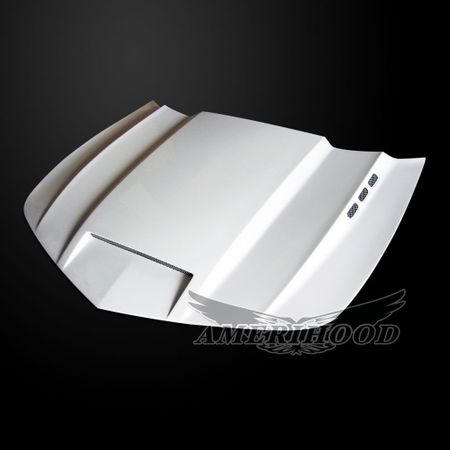 2010-2013 Chevrolet Camaro Type-SMS Style Functional Heat Extractor Ram Air Hood