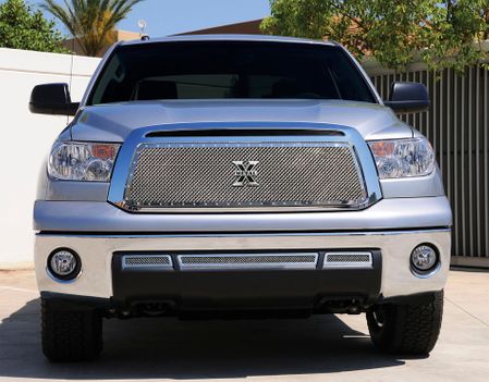 2010-2013 Toyota Tundra Polished X-Metal Mesh Grille