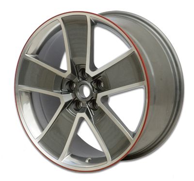 SLP Chevrolet Camaro Gloss Black Wheels with Machined Face 2010-2014 81055