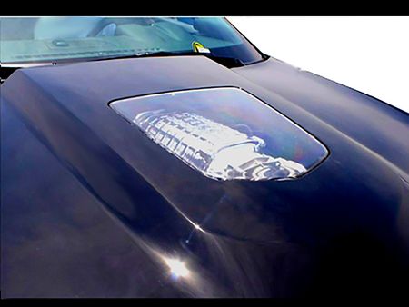 2010-2014 Chevrolet Camaro ZR1 Style Hood w/ Polycarbonate Window