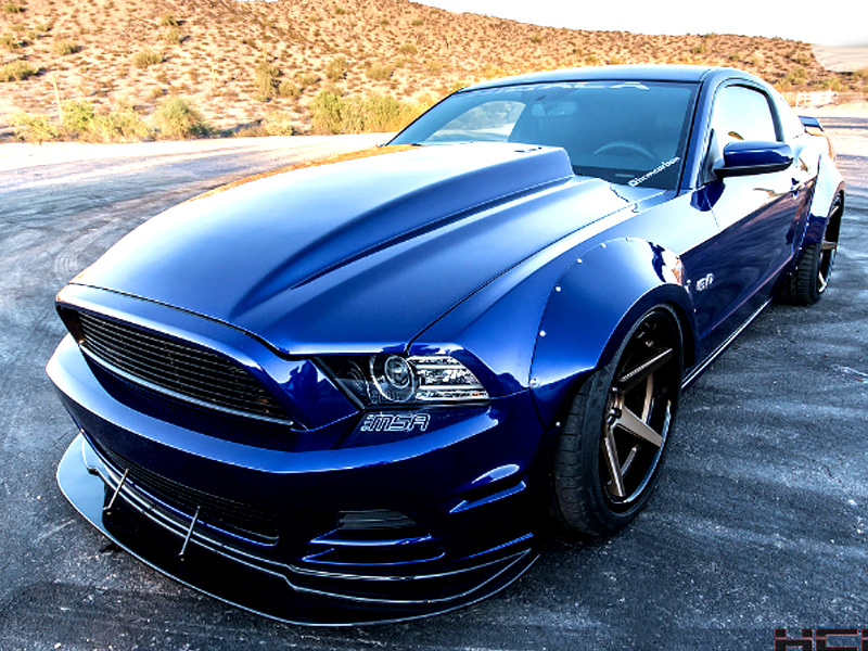 20102014 Mustang Fiberglass 4'' Cowl Hood GT500