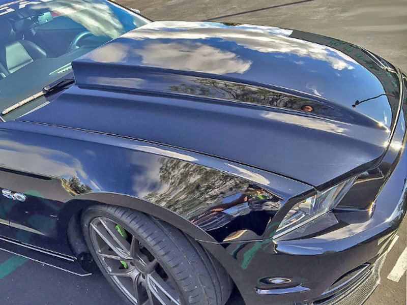 20102014 Mustang Fiberglass 4'' Cowl Hood GT500