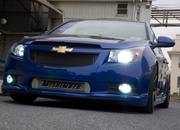 2010-2015 Chevrolet Cruze Black Wrinkle Front Grilles Replacement