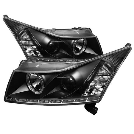 2010-2015 Chevrolet Cruze Projector Black Headlights