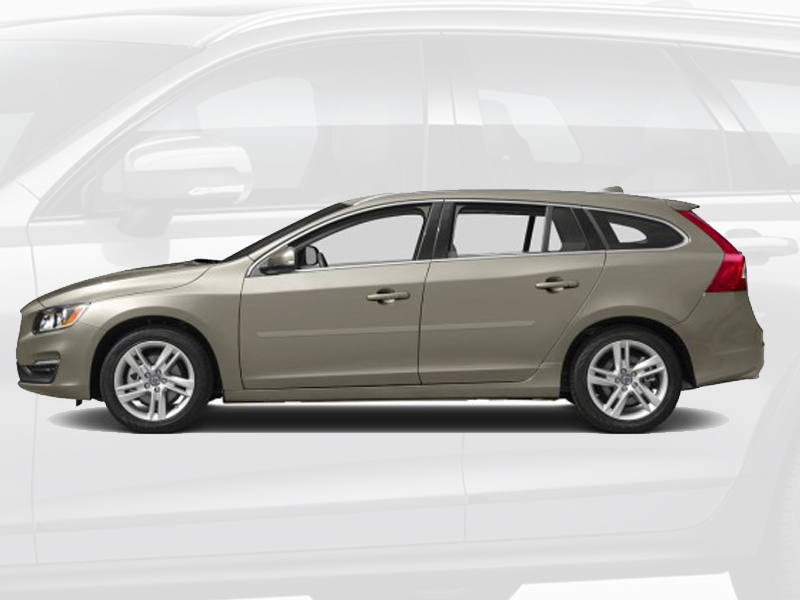 20102016 VOLVO V60 PAINTED BODY SIDE MOLDING FEV60