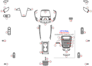 2010-Up Buick Lacrosse Basic Dash Trim Kit, Match OEM, 34 Pcs