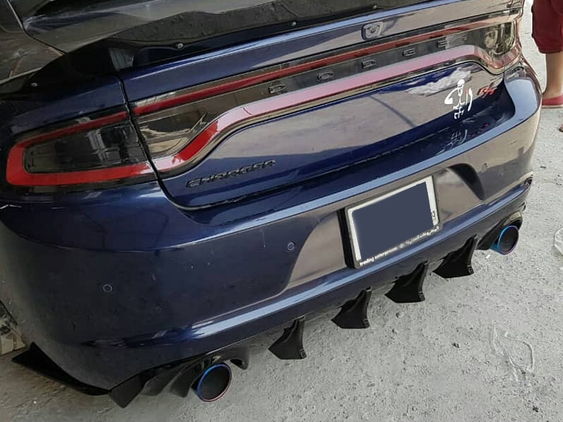 20112014 DODGE CHARGER CARBON FIBER REAR DIFFUSER STYLE 2
