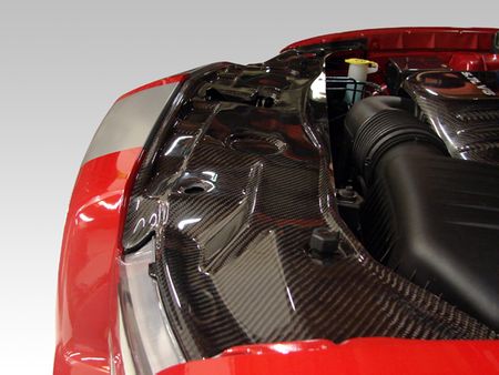 2011-2014 Dodge Charger Carbon Fiber Radiator Cover