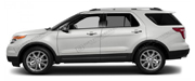 2011 - 2018 Ford Explorer Engraved ChromeLine Body Side Molding 