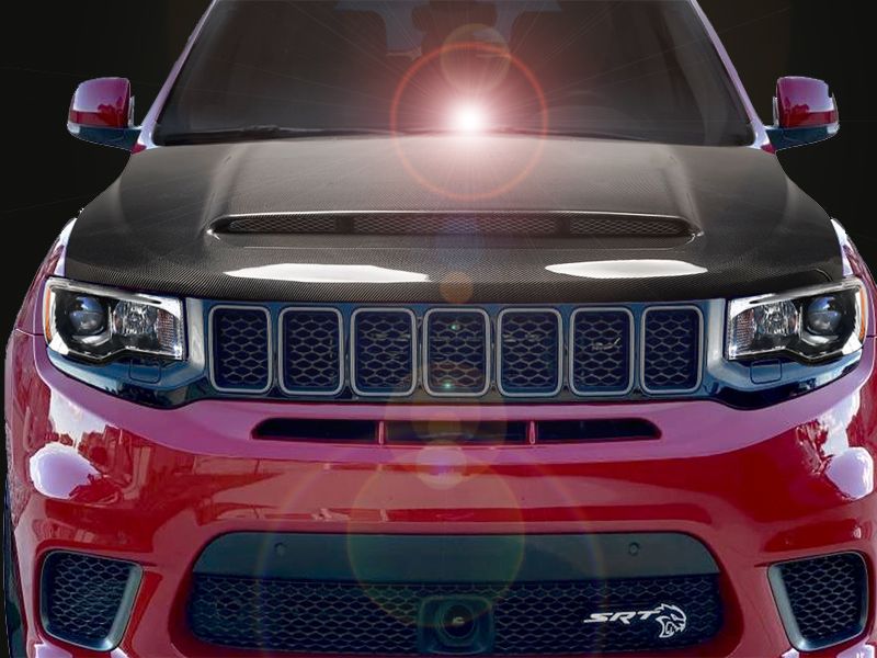 20112022 Jeep Grand Cherokee Demon Style Carbon Fiber Hood