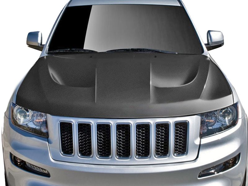 20112022 Jeep Grand Cherokee SRT8 Style Hood Carbon Creations