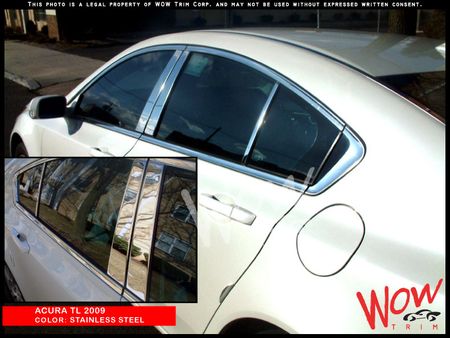 2011 Ford Edge & Lincoln MKX Stainless Steel Pillar Posts, 8 Pcs