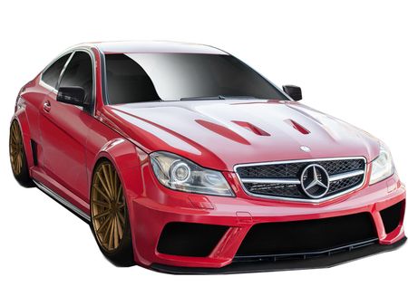 2012-2014 Mercedes C63 W204 2DR Coupe Duraflex Black Series Look Body Kit 12 Piece