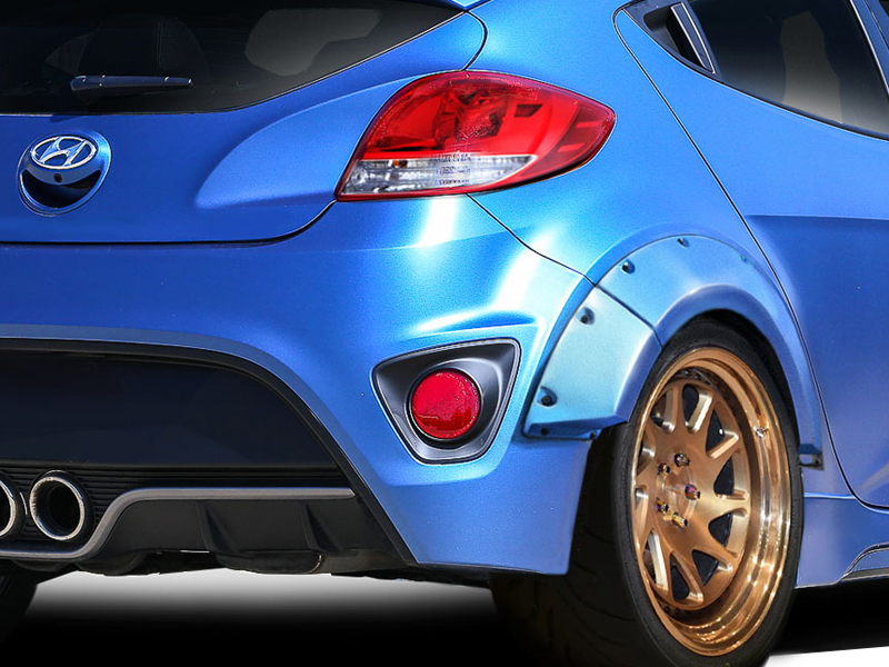 20122016 Hyundai Veloster Turbo Duraflex Envision Rear Fender Flares