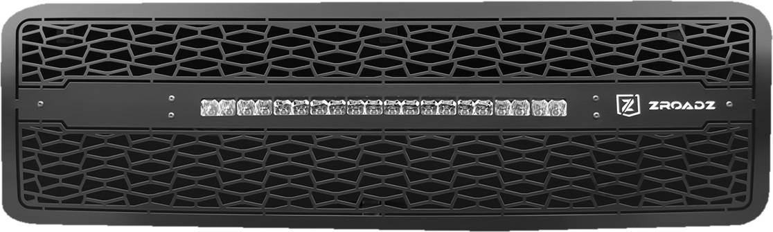 T-Rex ZROADZ Series 2015-2016 GMC Sierra HD 2500/3500 LED Lighted Grille w/ One 20 Inch Slim single row 2pc Grille (Black) main image 1