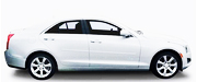2013-2015 Cadillac ATS Painted Body Side Moldings