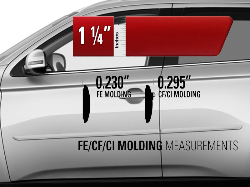 MITSUBISHI OUTLANDER PAINTED BODY SIDE MOLDING 2013 2020