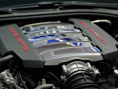 2014-2015 C7 Corvette Stingray - 9pc Polished/Brushed Plenum Cover 