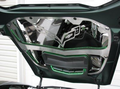 2014-2016 C7/Z51 Stingray & Z06 Corvette - Polished Hood Panel Kit 053004/053075