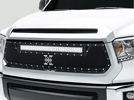 2014-2016 Toyota Tundra TORCH Series LED Light Grille,1 - 30" LED Bar, Formed Mesh, Main Grille, Replacement