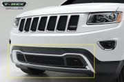 2014 Jeep Grand Cherokee - Upper Class All Black Bumper Mesh Grille (Will not fit vehicles with adaptive cruise control or SRT8)