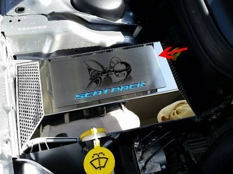 20152016 Dodge Charger Challenger SCAT PACK Model Fuse Box Cover Plate