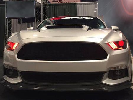 2015-2017 Mustang Ram Air RK Sport Fiberglass Hood 