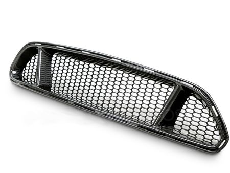 2015-2017 Mustang S550 Style Carbon Fiber Upper Grille