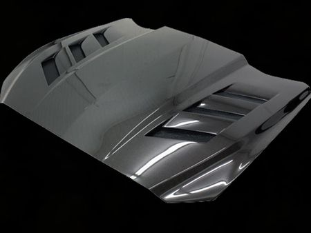 2015-2017 Mustang AMS Style Carbon Fiber Hood