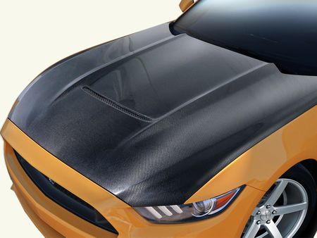 2015-2017 Ford Mustang Carbon Creations GT350 Look Hood 112734