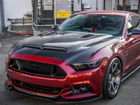 2015-2017 Mustang Carbon Fiber A53 Ram Air Hood Trufiber