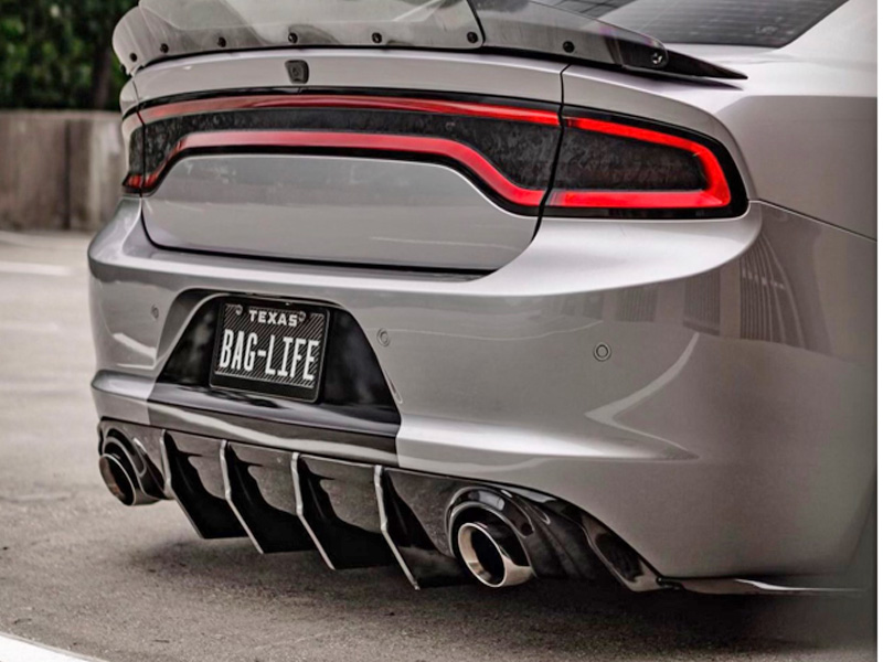 20152019 Dodge Charger R/T Carbon Fiber Rear Diffuser V2