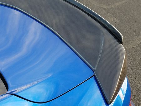 2016-2021 Camaro Carbon Fiber Spoiler Type-ST w/ Adjustable Wicker Bill