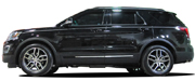 2016-2018 EXPLORER 4 Piece Stainless Steel Body Molding Insert Trim Kit