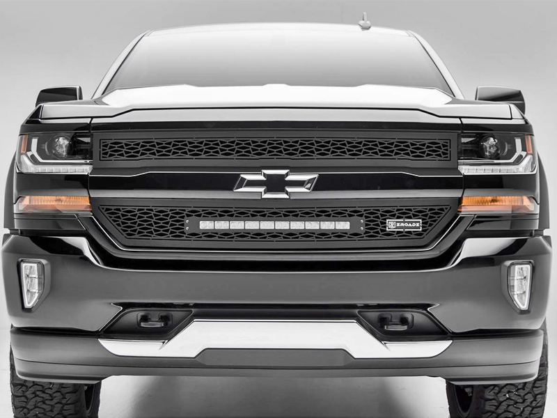 T-Rex ZROADZ Series 2011-2016 Ford Super Duty LED Lighted Grille w/ One 20 Inch Slim single row 2pc Grille (Black) main image 0