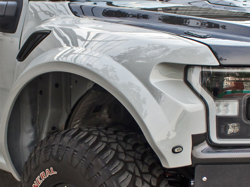 2017 2020 Raptor Fiberglass Extended Front Fenders RAP1720FG14EF