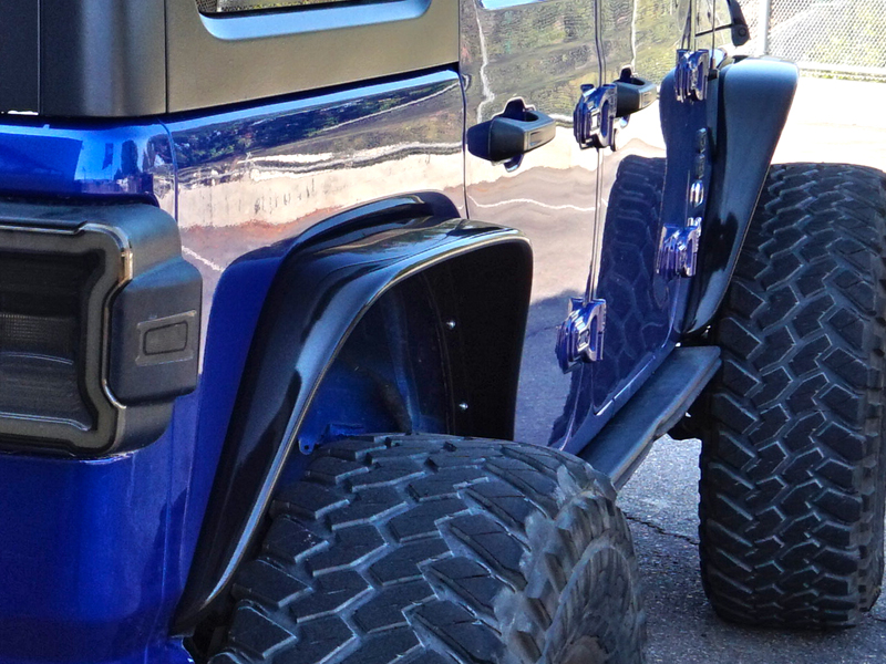 Jeep Wrangler JL 20182023 Front & Rear 4 Piece Polyurethane Fender