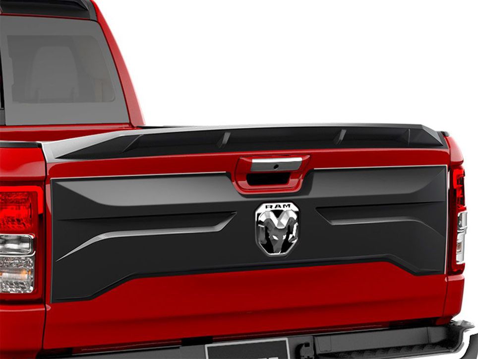 20192023 Ram 1500 Tailgate Panel Applique Satin Black