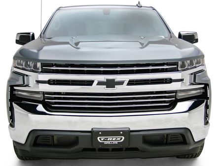2019-2022 Silverado 1500 Trailboss, RST, LT Round Billet Grille, Horizontal Round, Polished, 4 Pc, Overlay 
