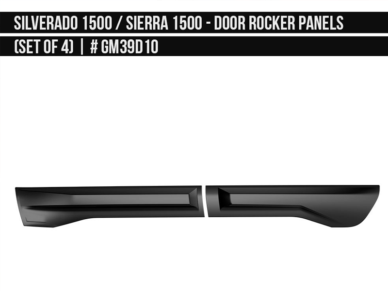 Running Boards For 2019-2026 Chevy Silverado Sierra Crew Cab Drop Side Step Bars