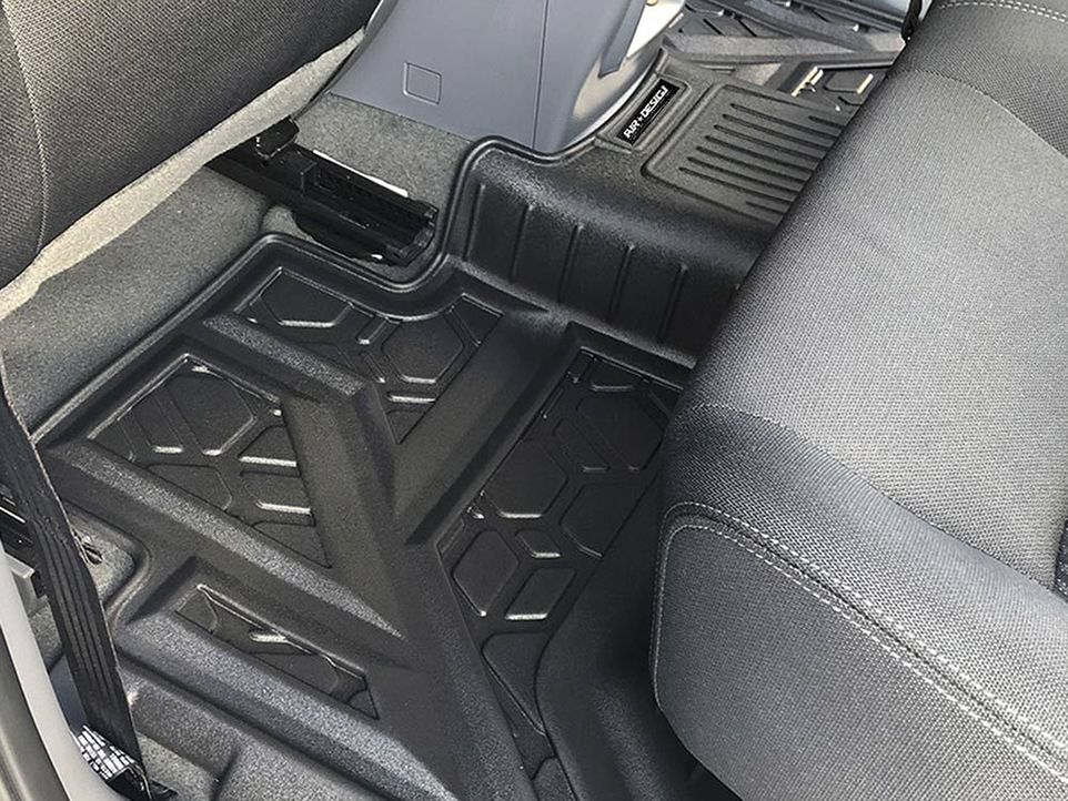 20192023 Ford Ranger SuperCrew Floor Liners Front and Rear Set