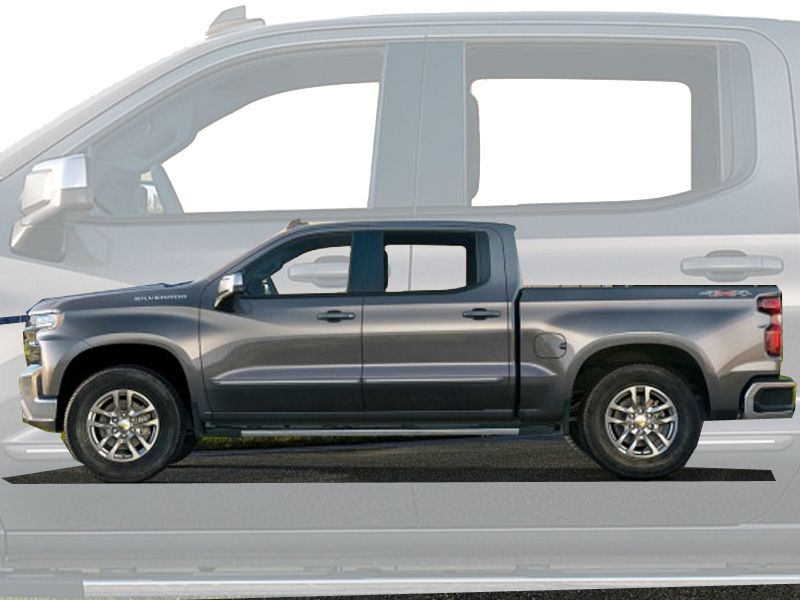 20192023 GMC SIERRA 1500 CHROMELINE PAINTED BODY SIDE MOLDING