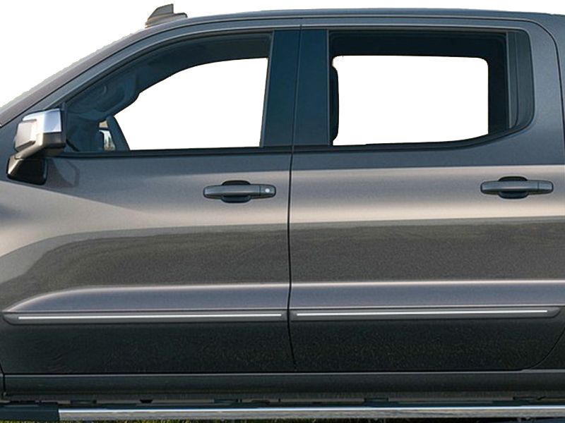 20192023 GMC SIERRA 1500 CHROMELINE PAINTED BODY SIDE MOLDING