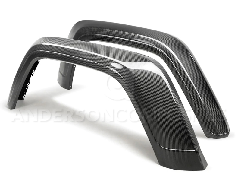 20202021 JEEP GLADIATOR JT CARBON FIBER REAR FENDER FLARES