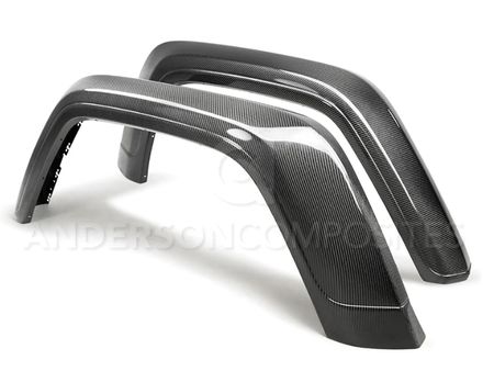 2020-2021 JEEP GLADIATOR JT CARBON FIBER REAR FENDER FLARES